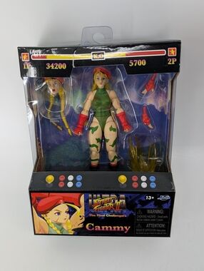 Jada Toys Ultra Street Fighter II Cammy action figure New